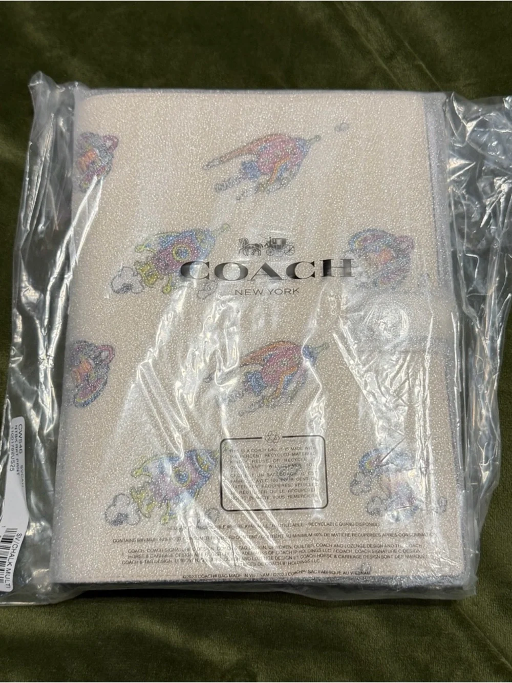 COACH White Rocket Print Leather Planner - Picture 4 of 4